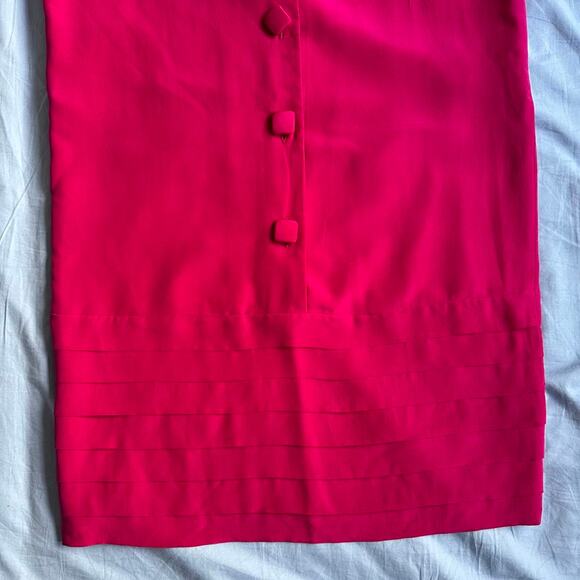 vintage 80s fuchsia Special Editions dress - Picture 4 of 5